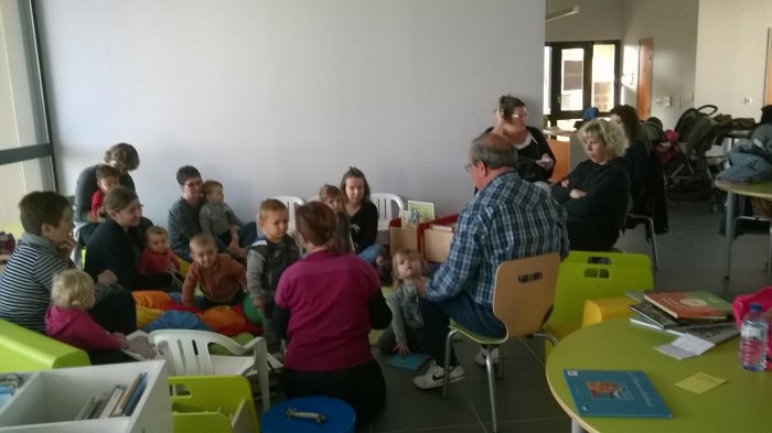 Atelier Bébés lecteurs à la bibliothèque d'Andance